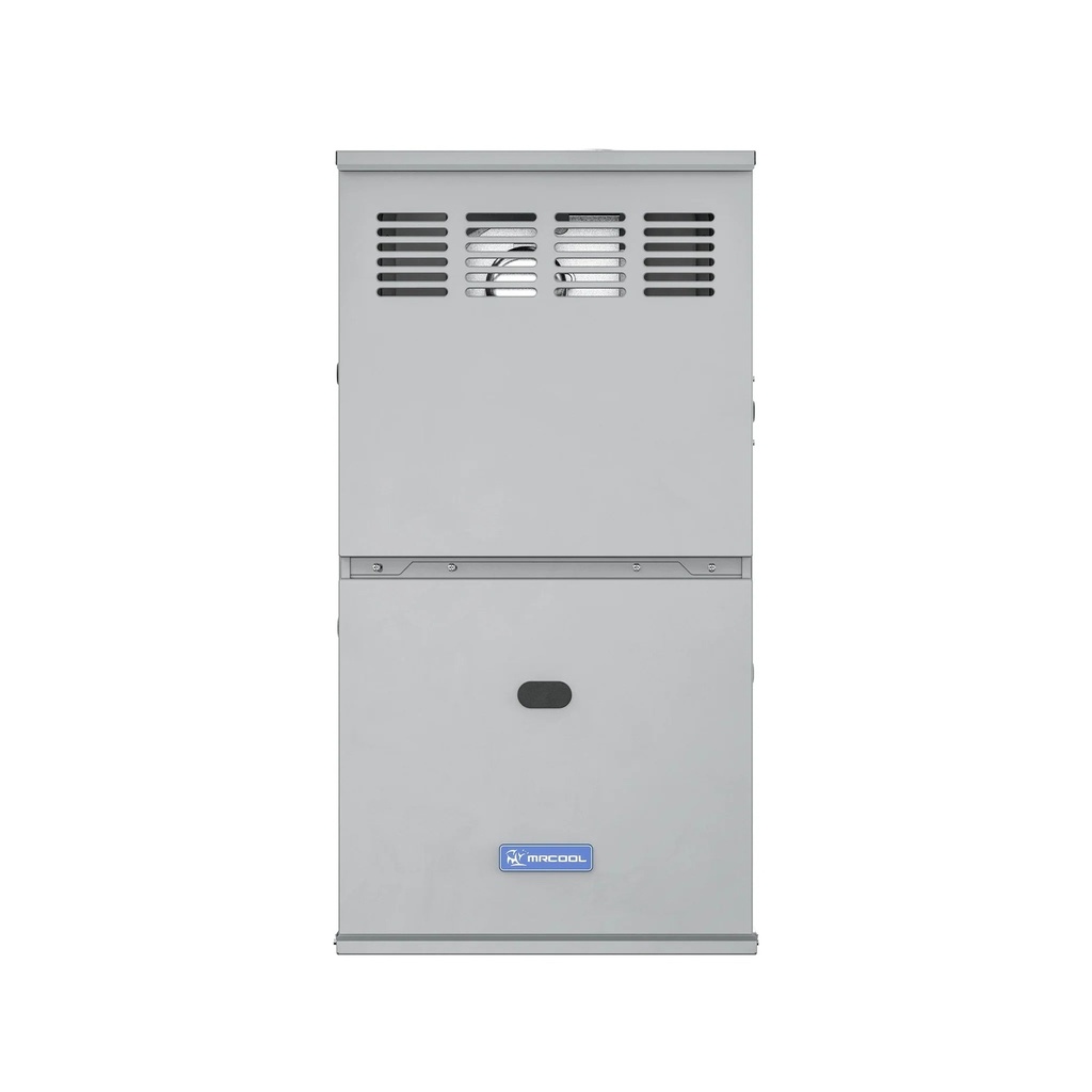 MRCOOL MGA80SE060B4C VersaPro 60000 BTU Natural Gas Furnace with Quiet Operation, 5 Speed ECM Blower Motor and Multi-Position Installation in Gray