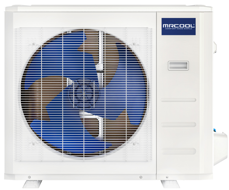 MRCOOL MVP60HPC230A00O VersaPro Central Ducted Heat Pump Condenser with 60000 BTU Capacity, Gold Fin Condenser and 230 Volts in White (Indoor Unit Required to Operate)
