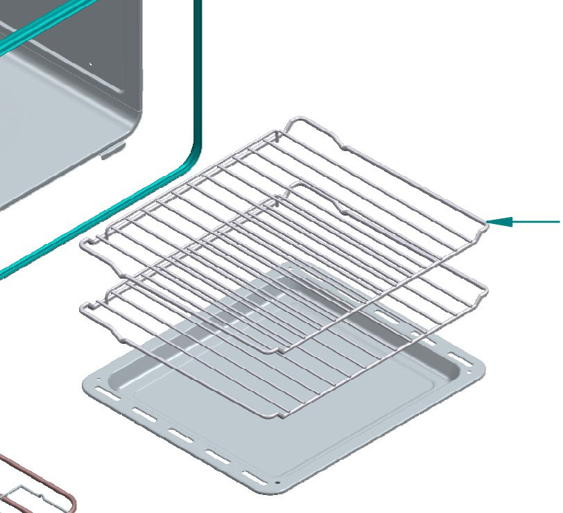 ILVE Parts EA2631006000000 Oven Grid Rack for UOV 60 (A/095/37)