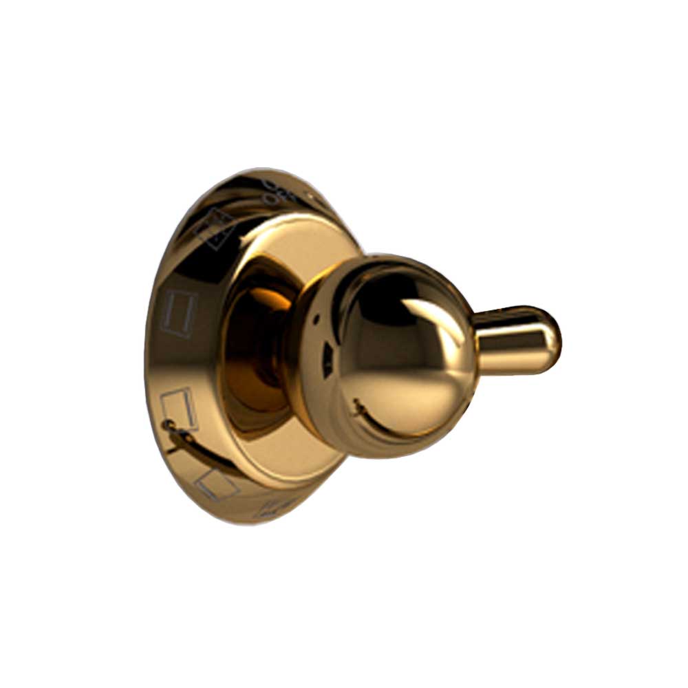 ILVE Parts EG9488014000116 Multifunction Brass Knob for Nostalgie II Ranges