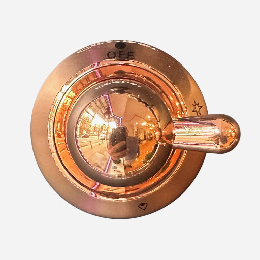 ILVE Parts EG9492003000120 Copper Knob for Dual Ring Gas Burners of Majestic Ranges 