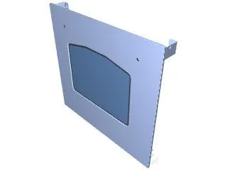[EG9846010000014] ILVE Parts EG9846010000014 Door Glass / Black