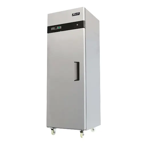 [C1FLHHHC] Migali C1FLHHHC 29 inch Commercial 1 Door Reach-In Freezer with 23 cu.ft. Capacity, 1/7 Horsepower, in Stainless Steel