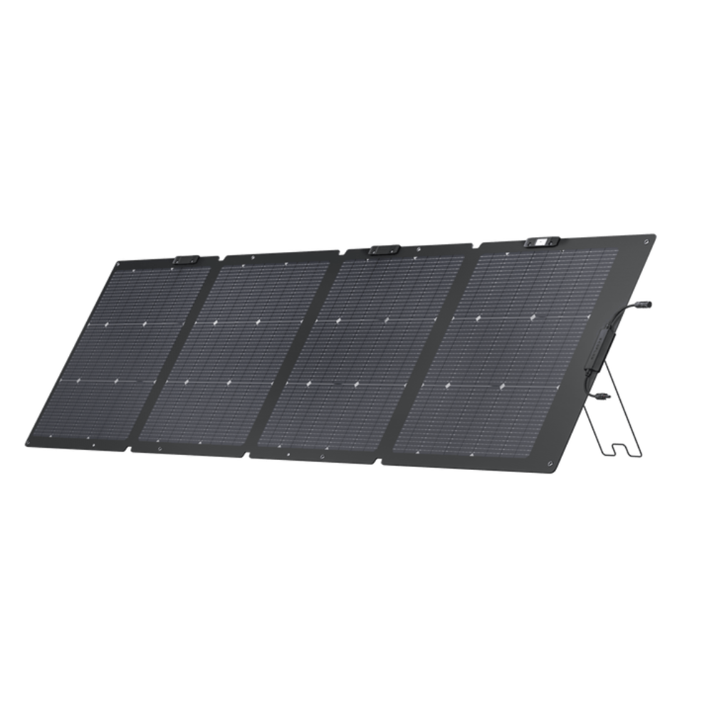 EcoFlow EFSOLAR220W 220W Bifacial Portable Solar Panel, in Black