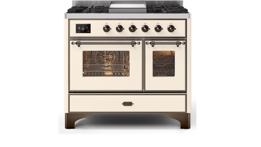 ILVE UMD10F Majestic II 40 inch Dual Fuel Range with 6 Burners, Griddle