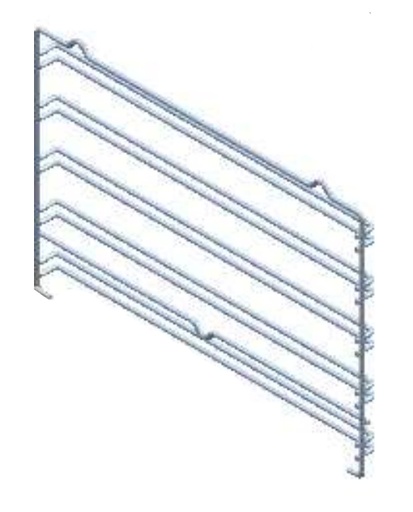 [A09243] ILVE Parts A/092/43 Oven Side Grill