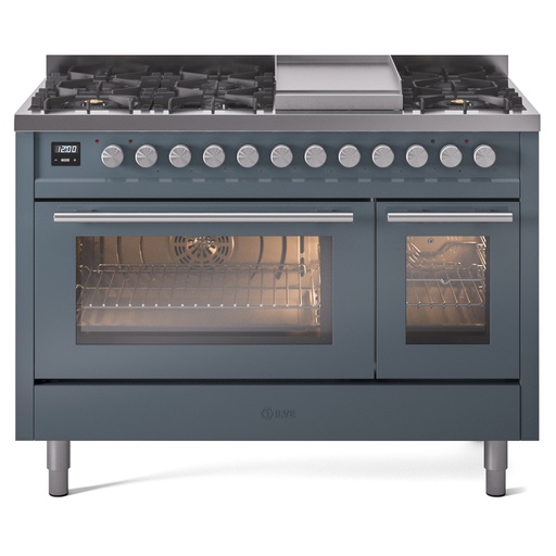 ILVE UP48FMP Professional Plus II 48 inch Dual Fuel Range 