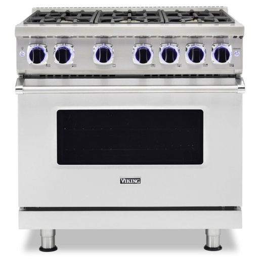 Viking VGR73626B 7 Series 36 inch Sealed Burner Gas Range with 6 Burners