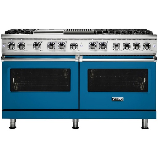 Viking VDR5606GQ 5 Series 60 inch Dual Fuel Range with 6 Sealed Burners, Griddle and Grill