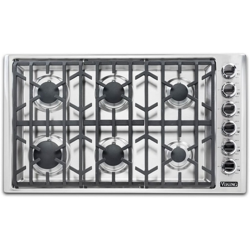 Viking VGSU53616BSS 5 Series 36 inch Gas Cooktop with 6 Burners