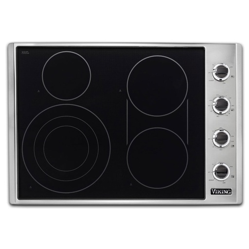 [VECU53014BSB] Viking VECU53014BSB 5 Series 30 inch Electric Radiant Cooktop with 4 Elements