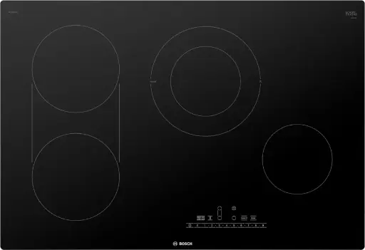[NET8069UC] Bosch NET8069UC 30 inch 800 Series Electric Cooktop with 4 Elements, Ceramic Glass Surface, SpeedBoost, Bridge Element and PreciseSelect in Black