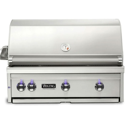 Viking VQGI5361 5 Series 36 inch Built-in Grill with ProSear Burner and Rotisserie in Stainless Steel