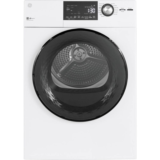 [GFD14ESSNWW] GE GFD14ESSNWW 24 inch Front Load Vented Electric Dryer with 4.3 cu. ft. Capacity, Sensor Dry with Dual Thermistors and ENERGY STAR Qualified in White