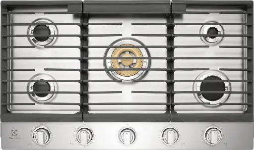 [ECCG3668AS] Electrolux ECCG3668AS 36 inch Gas Cooktop with a Flexible Brass Power Burner, in Stainless Steel 