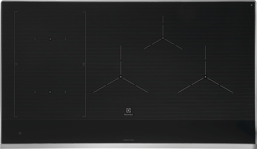 [ECCI3668AS] Electrolux ECCI3668AS 36 inch Induction Cooktop with 5 Elements, Black Glass Surface, in Stainless Steel