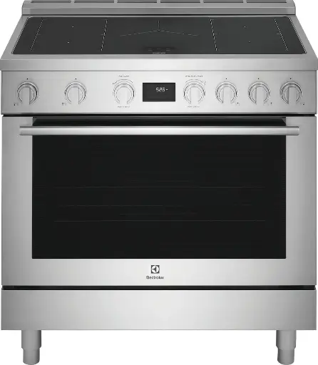 [ECFI3668AS] Electrolux ECFI3668AS 36 inch Induction Freestanding Range with 4.4 cu. ft. Oven Capacity, Bridge Feature, Temperature Probe, in Stainless Steel 