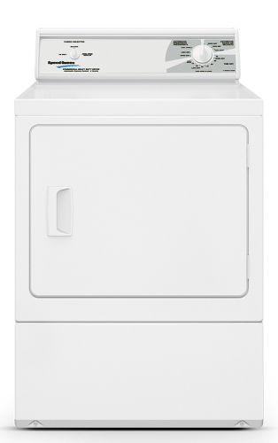 [DV2000WE] Speed Queen DV2000WE 27 inch Light Commercial Electric Dryer with 7 cu. ft. Capacity, Rear Control, Non-Vended, in White (Not for Residential Use)