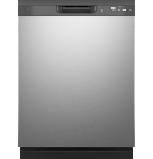 GE GDF535P 24 inch Built-In Front Control Dishwasher with 14 Place Setting, 55 dBA, Dry Boost, Water Leak Sensor, Energy Star