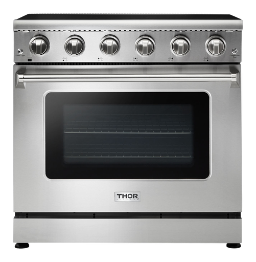 [HRE3601] Thor Kitchen HRE3601 36 inch Professional Electric Range with 6 cu. ft. Oven Capacity, in Stainless Steel