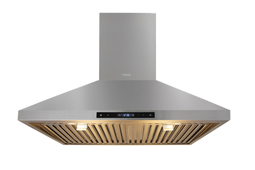 [HRH3007] Thor Kitchen HRH3007 30 inch Wall Mount Chimney Range Hood with 600 CFM, in Stainless Steel