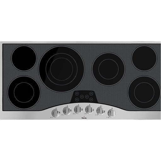 [RVEC3456BSB] Viking RVEC3456BSB 45 inch 3 Series Electric Cooktop with 6 Elements in Stainless Steel