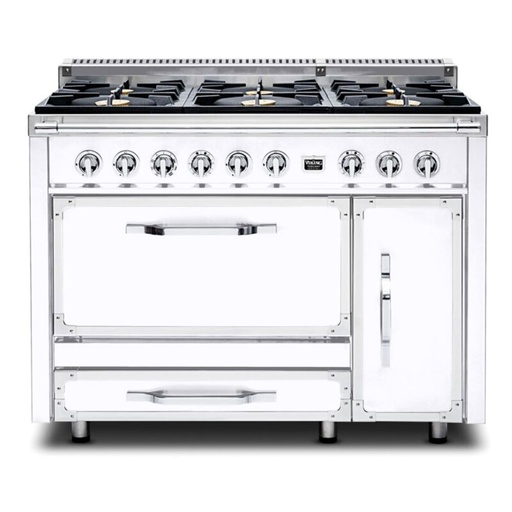 Viking TVDR4816B Tuscany Series 48 inch Dual Fuel Range with 6 Sealed Burners and 6.2 cu. ft. Oven Capacity