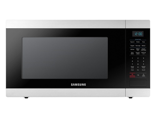 [MS19M8000AS] Samsung MS19M8000AS 24 inch Countertop Microwave with 1.9 cu. ft. Capacity, Sensor Cooking, Turntable, Child Lock, Auto Defrost, and Eco Mode, in Stainless Steel