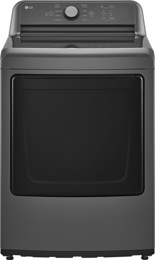 LG DLE6100 27 inch Electric Dryer with 7.3 cu. ft. Capacity, Rear Control, Sensor Dry, 