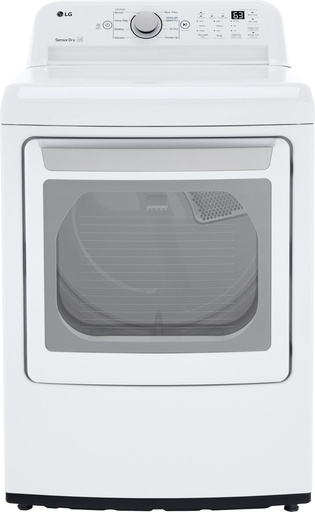 LG DLE7150 27 inch Electric Dryer with 7.3 cu. ft. Capacity, Rear Control, Sensor Dry, Energy Star 