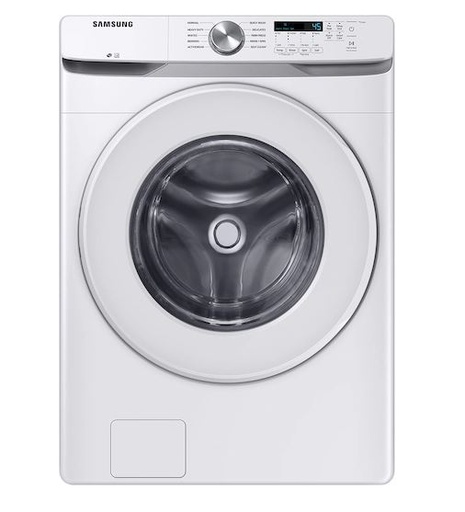 [WF45T6000AW] Samsung WF45T6000AW 27 inch Smart Front Load Washer with 4.5 cu. ft. Capacity, Wi-Fi Connect, 10 Wash Cycles, VRT Plus Technology in White