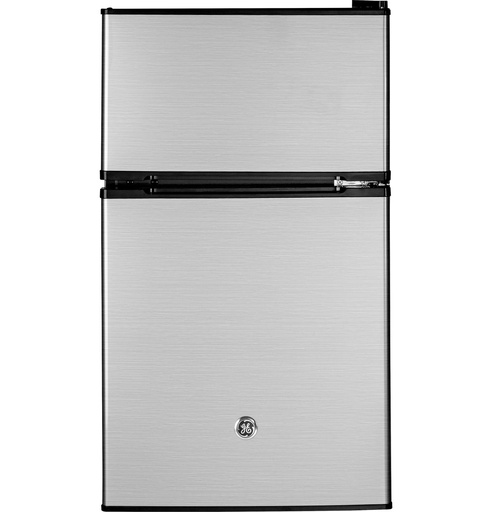 GE GDE03G 19 inch Top Freezer Compact Refrigerator with 3.1 cu. ft. Capacity, Energy Star, ADA Compliant