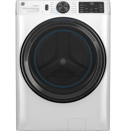 GE GFW655S 28 inch Smart Front Load Washer with 5 cu. ft. Capacity, SmartDispense, UltraFresh Vent System with OdorBlock, Energy Star