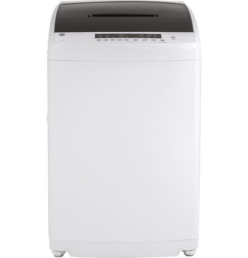 [GNW128SSMWW] GE GNW128SSMWW 24 inch Space-Saving 2.8 cu. ft. Top Load Washer with Stainless Steel Basket