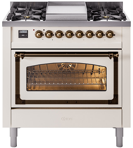 ILVE UN36FNM Nostalgie II Noblesse 36 inch Dual Fuel Range