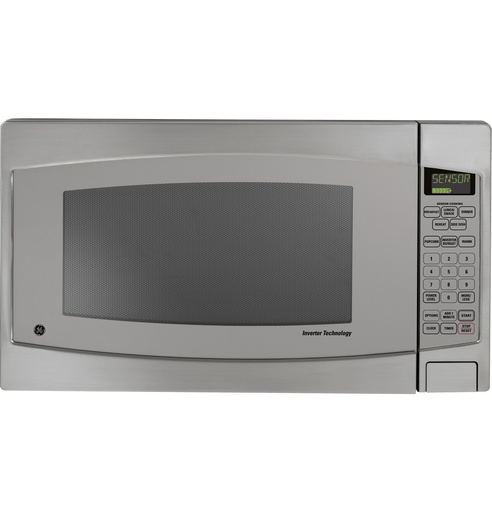 [JES2251SJ] GE JES2251SJ Countertop Inverter Microwave with 2.2 Cu. Ft. Capacity, Sensor Cook and Control Lockout in Stainless Steel