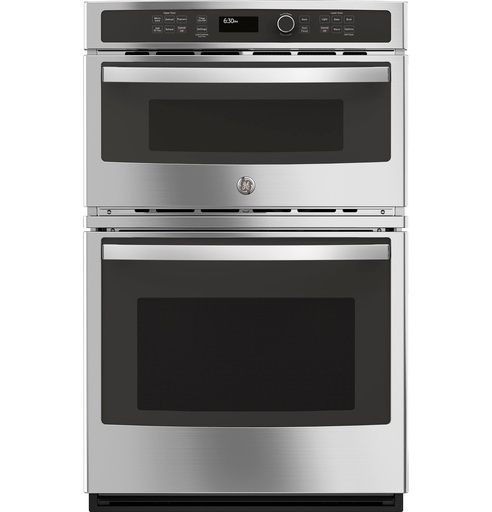 [JK3800SHSS] GE JK3800SHSS 27 inch Built-In Combination Microwave/Thermal Wall Oven with 6 cu. ft. Total Capacity, Self Clean Lower Oven and Sensor Cook Upper Oven in Stainless Steel