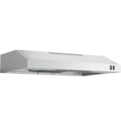 GE JVX3300 30 inch Under Cabinet Range Hood with 200 CFM, Cooktop Lighting and Dishwasher Safe Filter