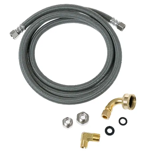 [WX28X326] GE WX28X326 6 ft Dishwasher Connector Kit with Adapter