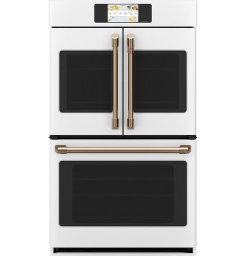 Cafe CTD90FP 30 inch Professional Series Smart French-Door Double Wall Oven with 10 cu. ft. Total Capacity, Convection, Self-Clean with Steam Clean Option