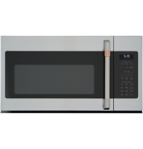 [CVM519P2PS1] Cafe CVM519P2PS1 30 inch Over-The-Range Microwave with 1.9 Cu. Ft. Capacity, 1000 Watts Cooking Power, 400 CFM and Sensor Cook in Stainless Steel