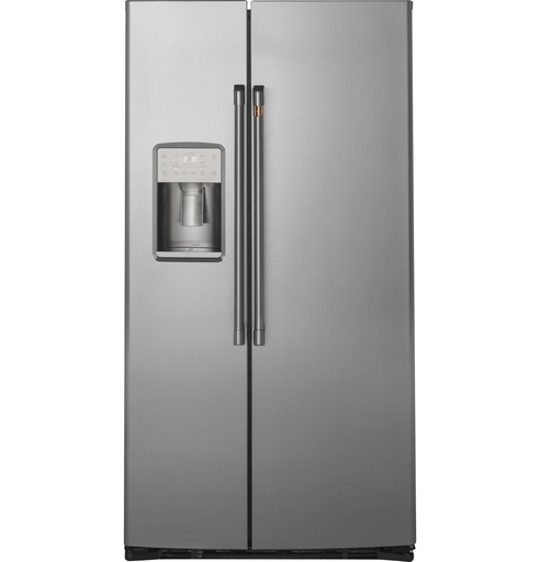 [CZS22MP2NS1] Cafe CZS22MP2NS1 36 inch Counter- Depth Side-by-Side Refrigerator with 21.9 cu. ft. Capacity and External Dispenser in Stainless Steel