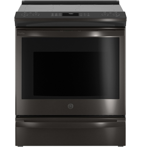 GE Profile PSS93 30 inch Smart Slide-In Electric Range with 5 Elements, 5.3 cu. ft. Oven Capacity, No Preheat Air Fry, Soft Close Storage Drawer, Convection with Precise Air,