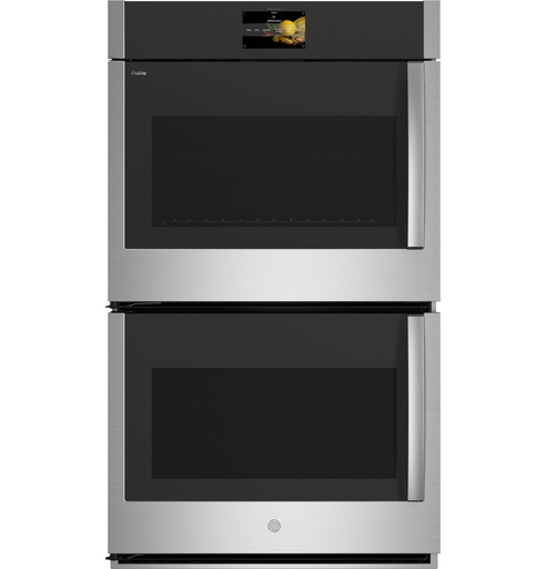 GE Profile PTD700SNSS 30 inch Smart Built-In Double Wall Oven with 10 cu. ft. Total Capacity, True European Convection, Self-Clean with Steam Clean Option, No Preheat Air Fry