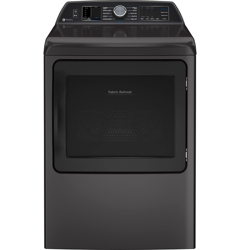 [PTD90EBPTRS] GE Profile PTD90EB 27 inch Smart Electric Dryer with 7.3 cu. ft. Capacity, Aluminized Alloy Drum, Fabric Refresh, Steam, Washer Link, and Sanitize Cycle