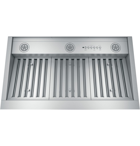 [UVC9360SLSS] GE UVC9360SLSS 36 inch Smart Custom Hood Insert with 610 CFM and Dimmable LED Lighting in Stainless Steel