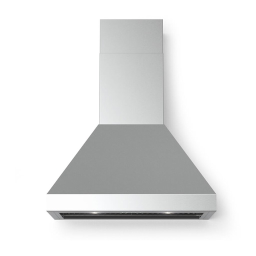 [VECHW30GSS] Verona VECHW30GSS 30 inch Designer Chimney Wall Hood with 600 CFM, Stainless Steel Baffle Filters and LED Lighting in Stainless Steel
