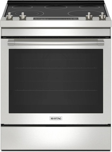 [MES8800PZ] Maytag MES8800PZ 30 inch Slide-In Electric Range with 5 Elements, 6.4 cu. ft. Capacity, Keep Warm Setting, Hidden Bake Element and Air Fry in Stainless Steel