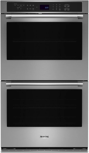 [MOED6030LZ] Maytag MOED6030LZ 30 inch Built-In Convection Double Wall Oven with 10 cu. ft. Total Capacity and No-Preheat Air Fry in Fingerprint Resistant Stainless Steel