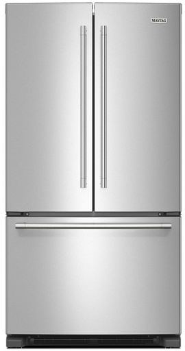 [MRFF4236RZ] Maytag MRFF4236RZ 36 inch French Door Refrigerator with 25.19 cu. ft. Capacity, Internal Water Dispenser and LED Lighting in Fingerprint Resistant Stainless Steel